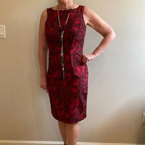 Martin & Osa NEW black and red dress size 8.